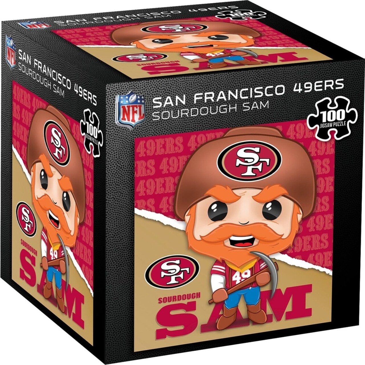 Sourdough Sam - San Francisco 49Ers Mascot 100 Piece Jigsaw Puzzle